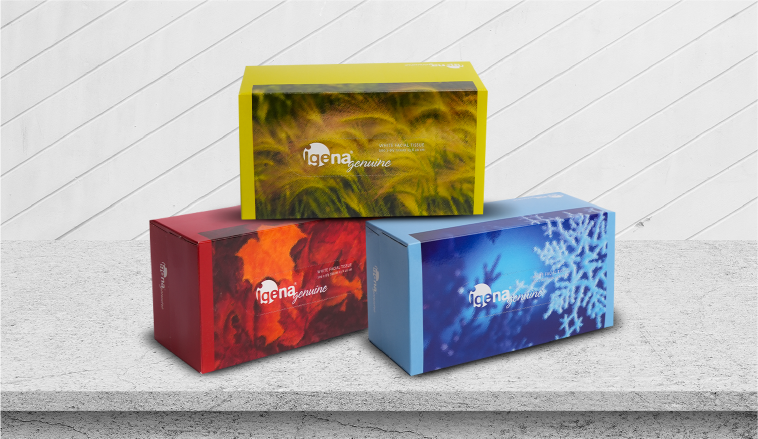 igena® private label facial tissues